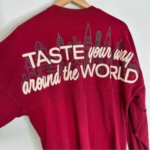 Disney Parks Spirit Jersey TASTE AROUND THE WORLD XS